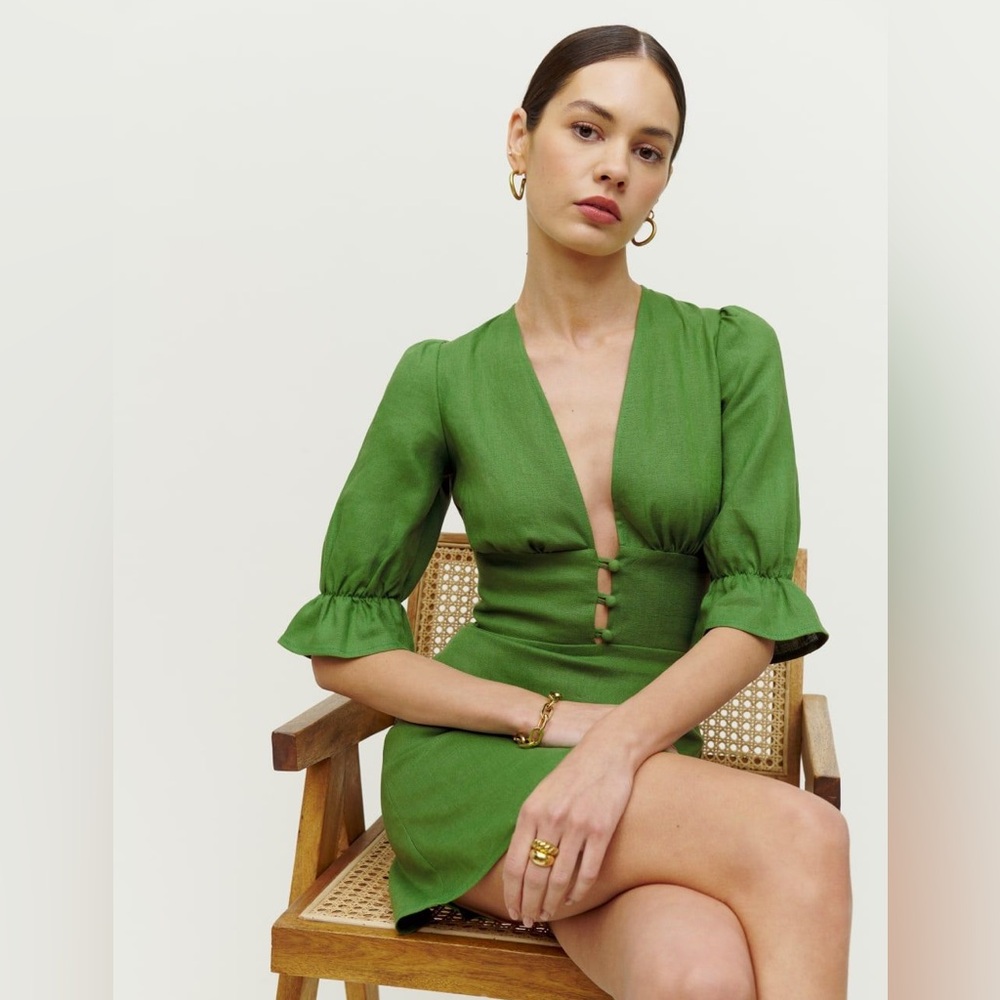 Reformation Simi Linen Dress